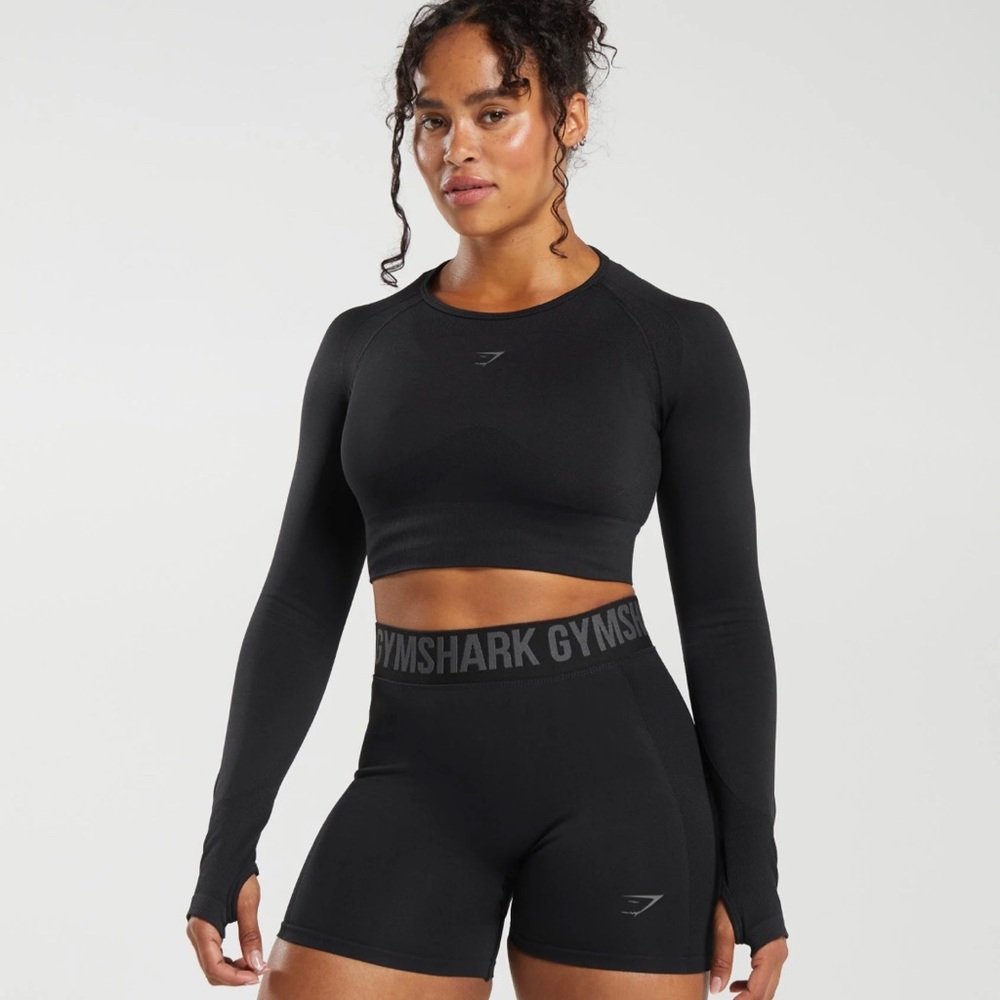 Gymshark flex sports long sleeve crop top